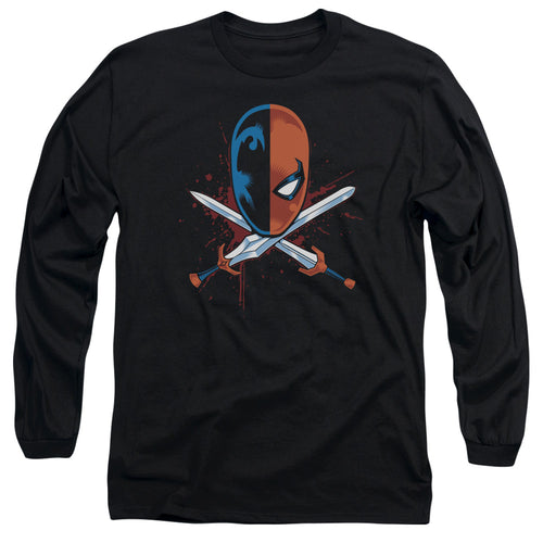 Justice League Crossed Swords Long Sleeve T-Shirt