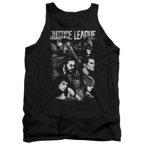 Justice League Pushing Forward Tank Top