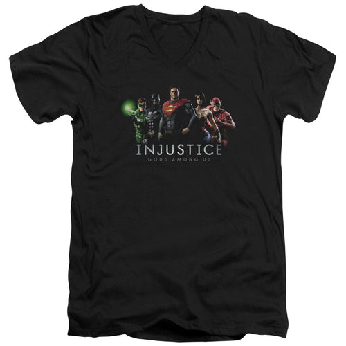 Injustice Injustice League V-Neck T-Shirt