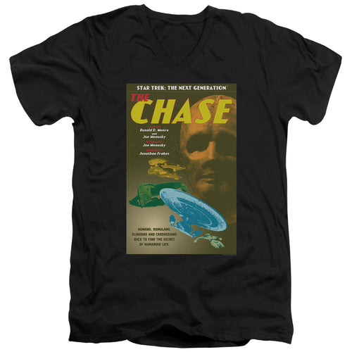 Star Trek The Chase Black V-Neck T-Shirt