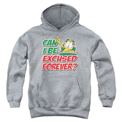 Garfield Excused Forever Youth Hoodie