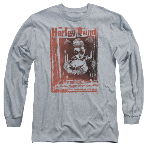 Batman Dr Quinn Long Sleeve T-Shirt