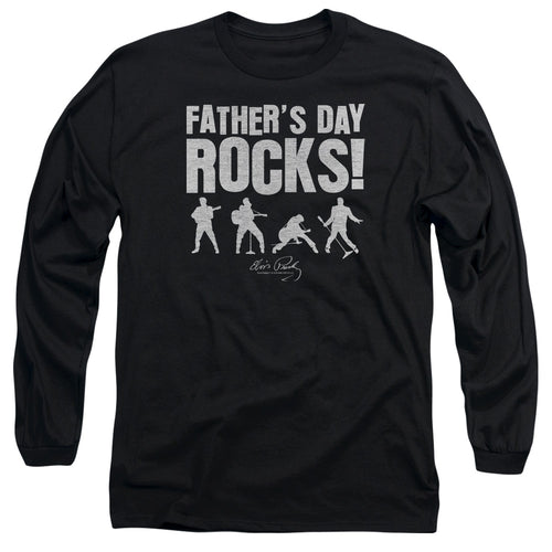 Elvis Presley Fathers Day Rocks Long Sleeve T-Shirt