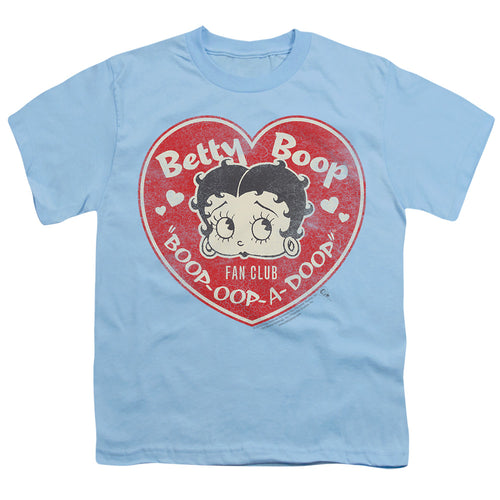 Betty Boop Fan Club Heart Youth/Toddler T-Shirt