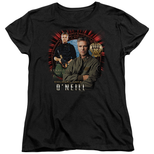 Stargate SG-1 Colonel Jack O'Neill Womens T-Shirt