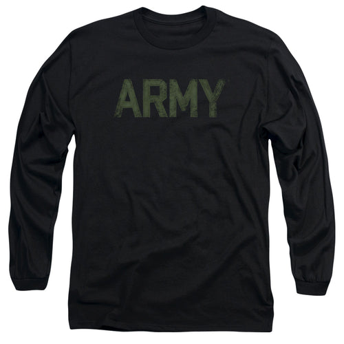 US Army Distressed Letters Long Sleeve T-Shirt