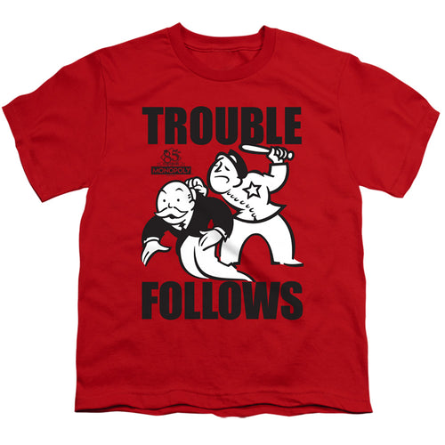 Monopoly Trouble Follows Youth/Toddler T-Shirt