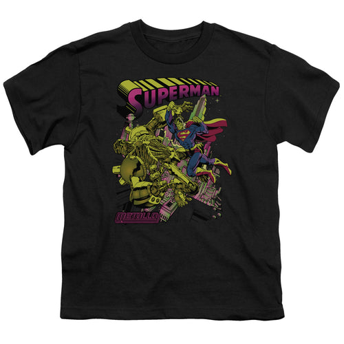 Superman Versus Metallo Blacklight Youth/Toddler T-Shirt