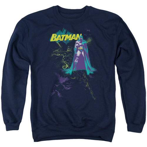 Batman Bat Spray Crewneck Sweatshirt