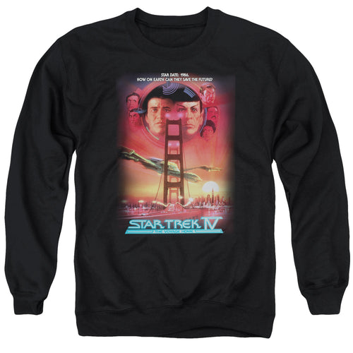 Star Trek The Voyage Home Poster Crewneck Sweatshirt