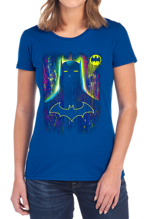 Batman Knight Lights Womens T-Shirt