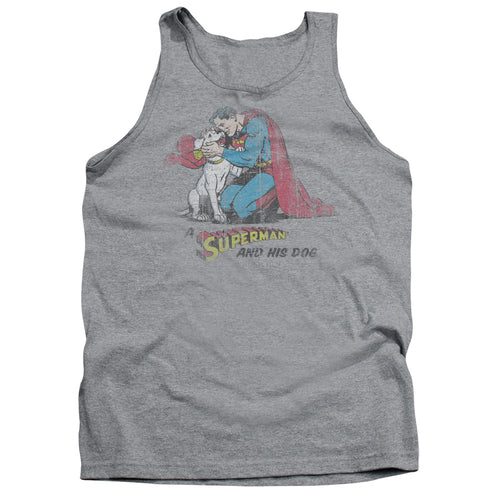 Superman And His Dog Tank Top