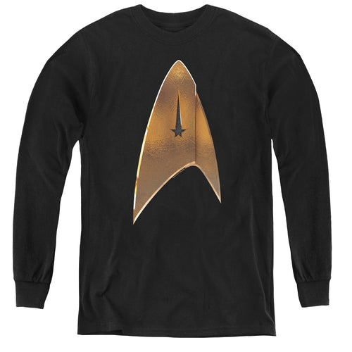 Star Trek Command Shield Youth Long Sleeve T-Shirt