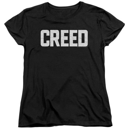 Creed Cracked Logo Womens T-Shirt