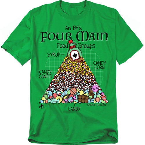 Elf Food Pyramid T-Shirt