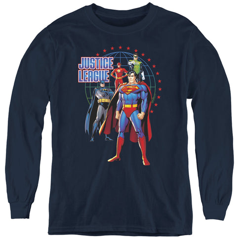 Justice League Protectors Youth Long Sleeve T-Shirt