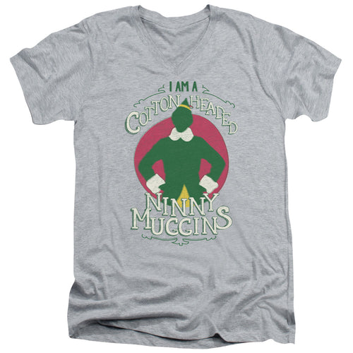 Elf Cotton Headed V-Neck T-Shirt