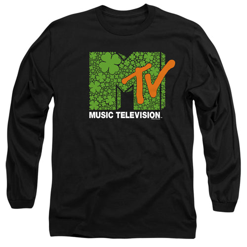 MTV ST. Patrick's Day Shamrock Logo Long Sleeve T-Shirt