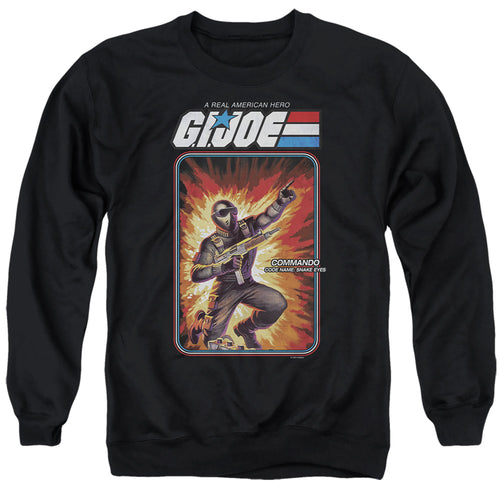 G.I. Joe Snake Eyes Card Crewneck Sweatshirt