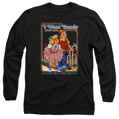 Candy Land I Want Candy Long Sleeve T-Shirt