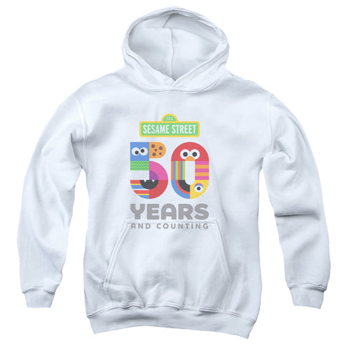 Sesame Street 50 Years Logo Youth Hoodie