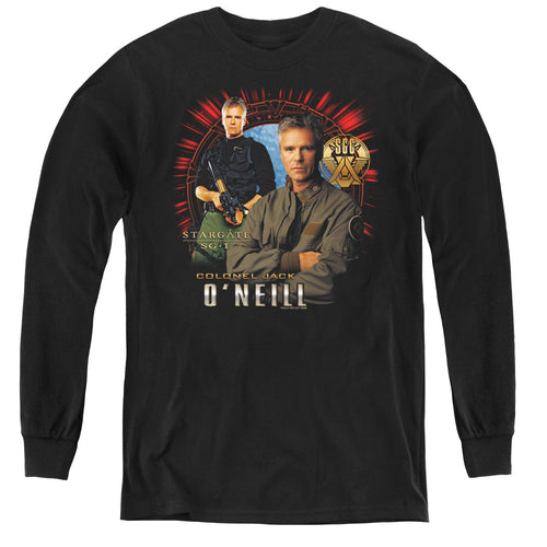 Stargate SG-1 Colonel Jack O'Neill Youth Long Sleeve T-Shirt