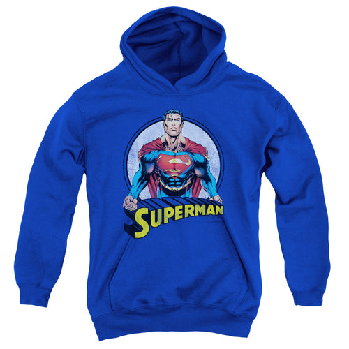 Superman Flying High Again Youth Hoodie
