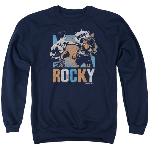 Rocky Pow Navy Crewneck Sweatshirt