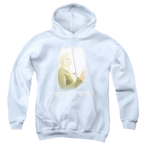 Medium White Light Youth Hoodie