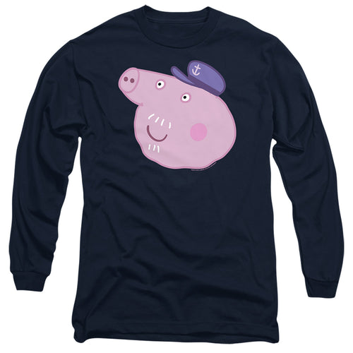 Peppa Pig Grandpa Pig Face Long Sleeve T-Shirt