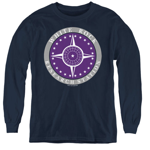 Stargate SG-1 White Rock Research Station Youth Long Sleeve T-Shirt