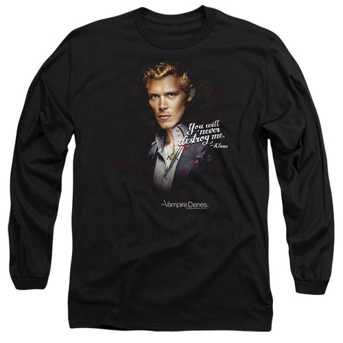 The Vampire Diaries Never Destroy Long Sleeve T-Shirt