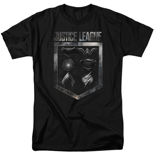 Justice League Shield Of Emblems T-Shirt