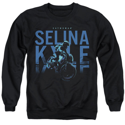 The Batman Selina Kyle Motorcycle Crewneck Sweatshirt