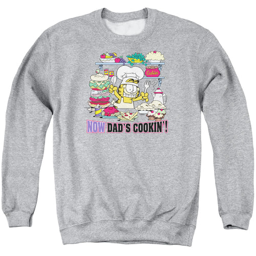 Garfield Now Dads Cooking Crewneck Sweatshirt