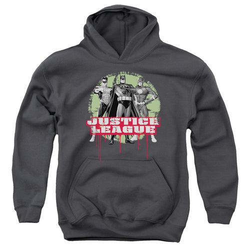 Justice League Jla Trio Youth Hoodie