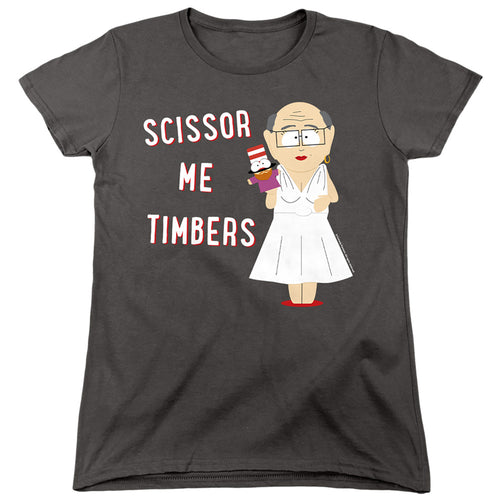 South Park Scissor Me Timbers Womens T-Shirt