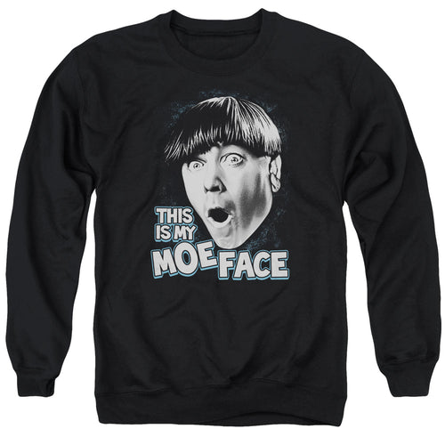 The Three Stooges This Is My Moe Face Crewneck Sweatshirt