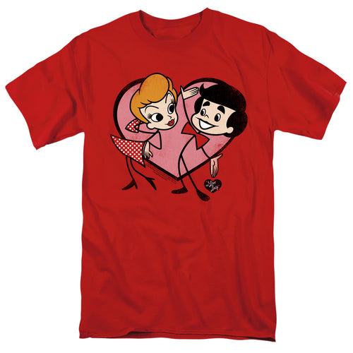 I Love Lucy Cartoon Love T-Shirt