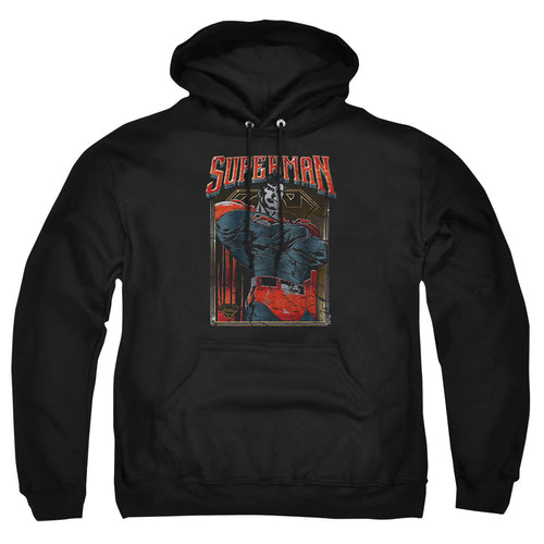 Superman Head Bang Pullover Hoodie