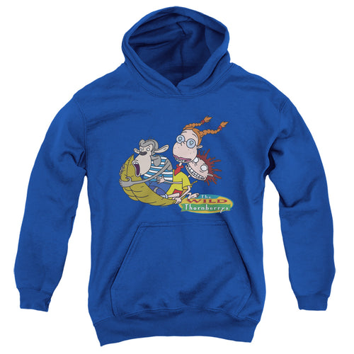 Wild Thornberrys Eliza, Darwin and Donnie Youth Hoodie