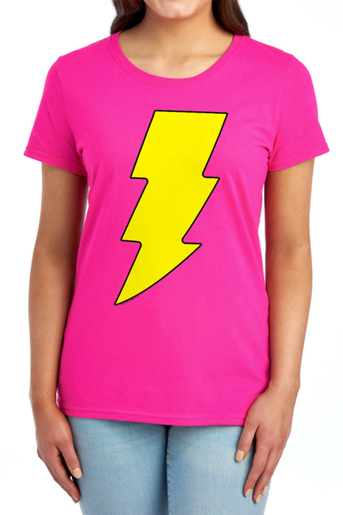 DC Comics Shazam Logo Womens T-Shirt