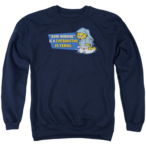 Garfield Contradicition In Terms Crewneck Sweatshirt