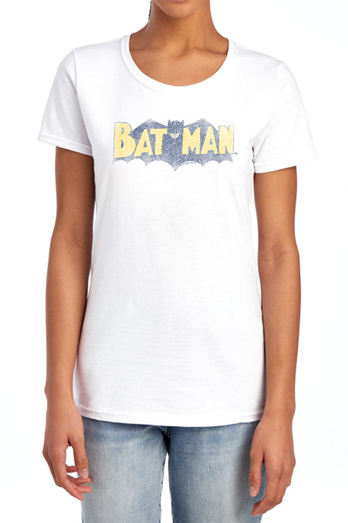 Batman Vintage Logo Womens T-Shirt