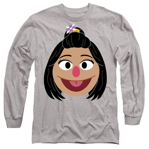 Sesame Street Ji-young Face Long Sleeve T-Shirt