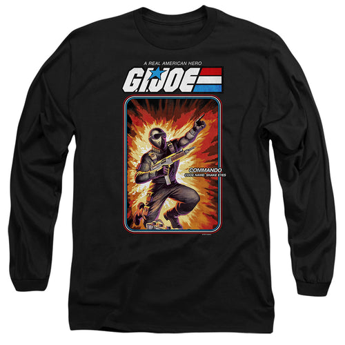 G.I. Joe Snake Eyes Card Long Sleeve T-Shirt