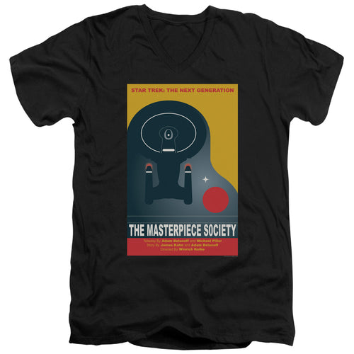 Star Trek The Masterpiece Society Black V-Neck T-Shirt