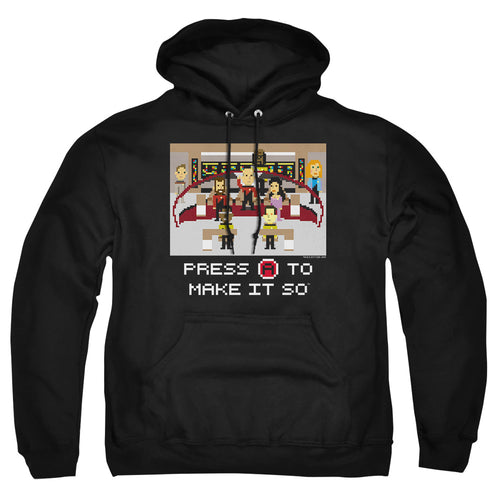 Star Trek Make It So Pixel Pullover Hoodie