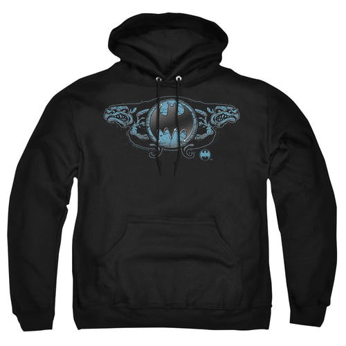 Batman Two Gargoyles Logo Pullover Hoodie