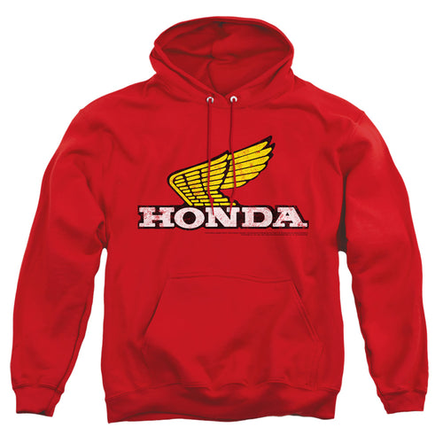 Honda Yellow Wing Logo Pullover Hoodie